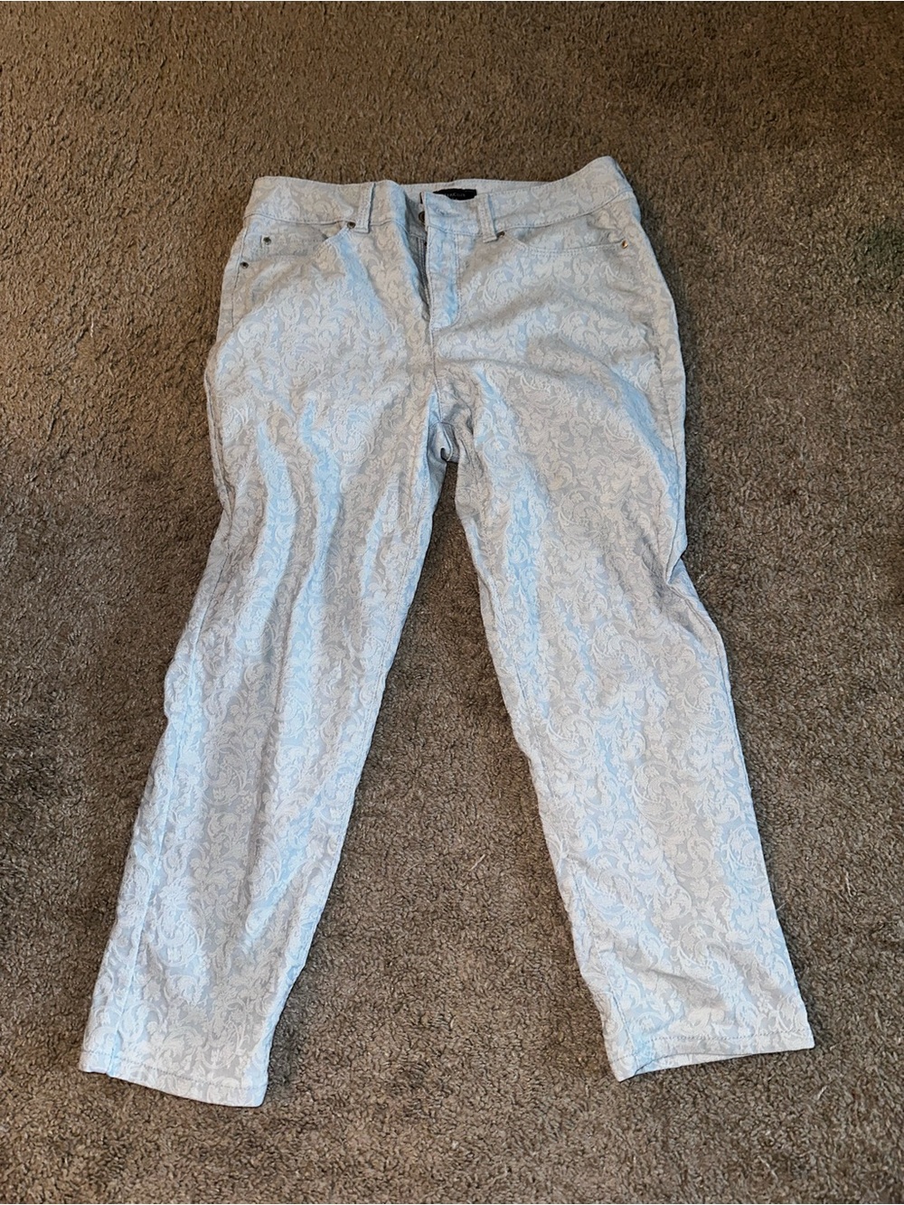 Light Blue Paisley Women’s Jeans